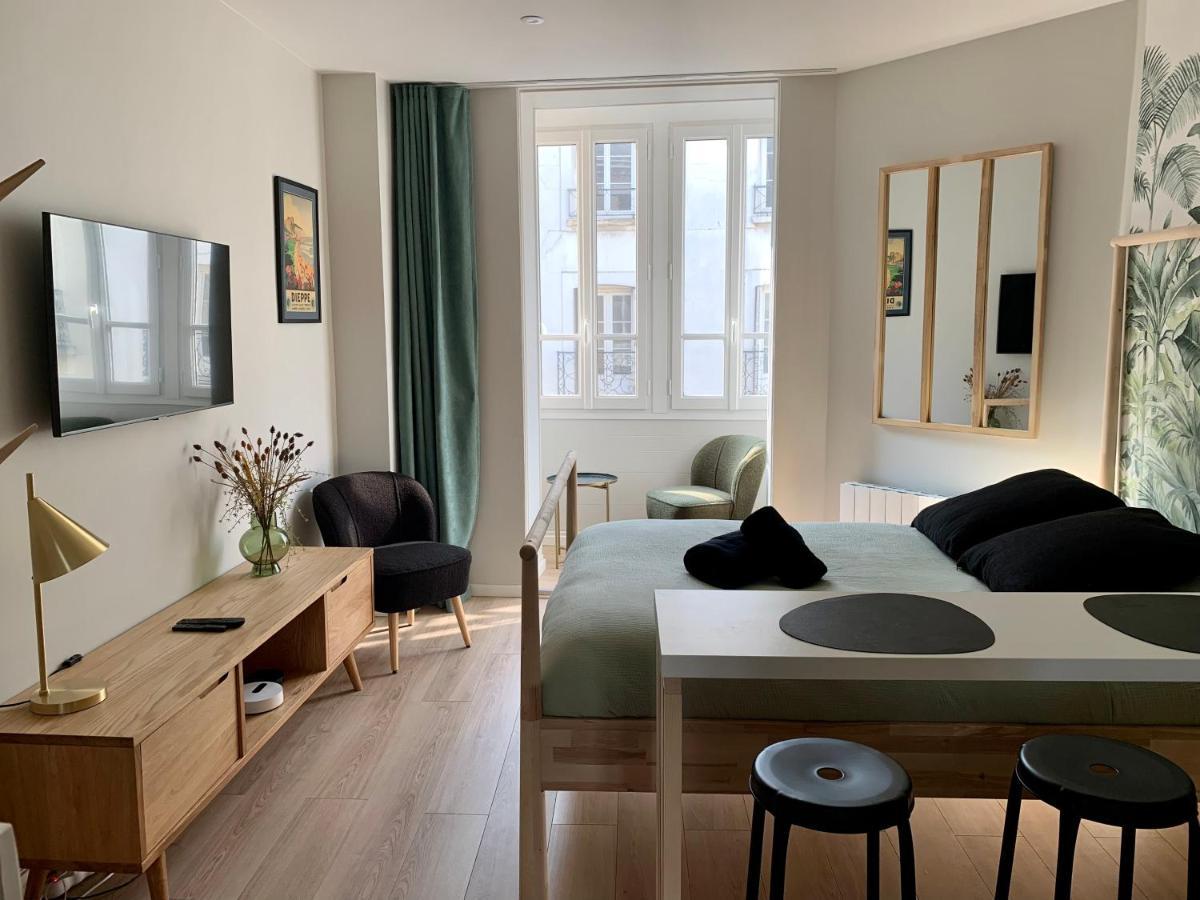 Apartamento Chez Marcel Menage Et Linge Inclus Dieppe Exterior foto